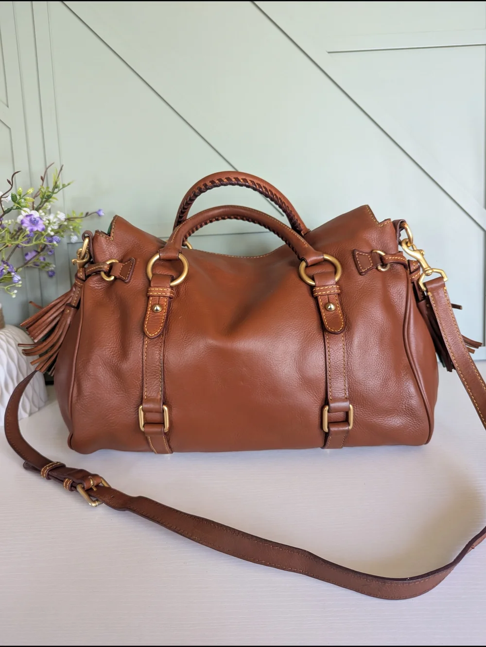 Dooney & Bourke FlorentineLeather Satchel shoulder, handbag